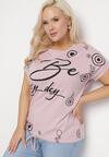 T-shirt Mov deschis