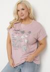 T-shirt Mov deschis
