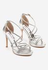 Pantofi stiletto Argintii