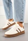 Sneakers Bej cu maro