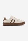 Sneakers Bej cu maro