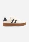 Sneakers Bej cu bleumarin