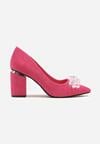 Pantofi cu toc Roz