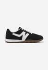 Czarne Sneakersy w Stylu Kultowych Tenisówek Tultia