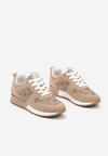 Sneakers Bej cu roz