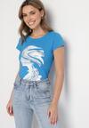 T-shirt Albastru