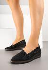 Pantofi casual Negru cu maro