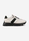 Sneakers Bej cu negru