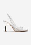 Pantofi stiletto Argintii