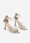 Pantofi stiletto Argintii