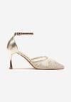 Pantofi stiletto Aurii