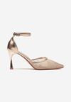 Pantofi stiletto Culoarea șampaniei