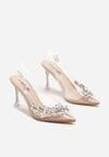Pantofi stiletto Bej