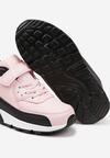 Różowe Buty Sportowe Sneakersy z Transparentną Wstawką Jizana
