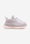 Fioletowe Buty Sportowe Sneakersy z Geometrycznymi Paskami Garenia