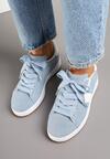Jasnoniebieskie Sneakersy Ozdobione Paskiem Zrulla