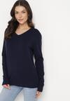 Pulover Bleumarin
