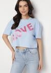 T-shirt Albastru