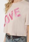 T-shirt Bej închis