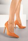 Pantofi stiletto Portocalii