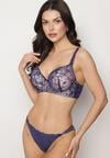 Sutien Bleumarin cu roz