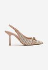 Pantofi stiletto Bej