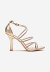 Pantofi stiletto Culoarea șampaniei
