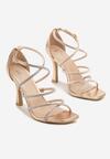 Pantofi stiletto Culoarea șampaniei