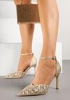 Pantofi stiletto Aurii