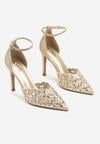 Pantofi stiletto Aurii