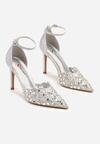 Pantofi stiletto Argintii