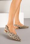 Sandale Imprimeu leopard