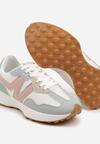 Niebiesko-Różowe Sneakersy z Geometrycznym Wzorem Zdivaria