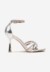 Pantofi stiletto Argintii