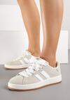Beżowe Sneakersy z Dwoma Paskami Galtewi