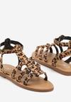 Sandale Imprimeu leopard