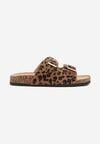 Papuci Imprimeu leopard