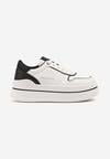Sneakers Alb cu negru