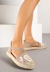 Sötét bézs Espadrilles