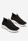 Czarne Wsuwane Buty Sportowe Sneakersy z Siateczki na Piankowej Podeszwie Eldriva