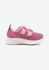 Fuksjowe Buty Sportowe Sneakersy z Siateczki Zapinane na Rzepy Karival