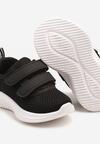 Czarne Buty Sportowe Sneakersy z Siateczki Zapinane na Rzepy Karival