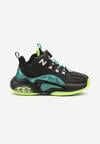 Pantofi sport Negru cu verde