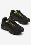 Pantofi sport Negru cu verde