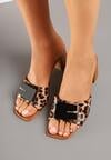 Papuci Imprimeu leopard