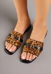 Papuci Imprimeu leopard