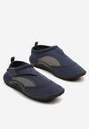 Granatowe Buty Sportowe do Wody z Zapięciem na Rzep  Ellienna