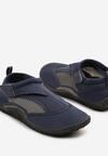 Granatowe Buty Sportowe do Wody z Zapięciem na Rzep  Ellienna