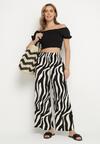 Pantaloni Negru cu alb