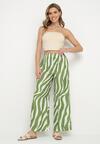 Pantaloni Verde cu alb